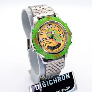 Casio RARE Marlin AD-725 Japan Import 38mm Vintage Y2K Analog Digital Watch